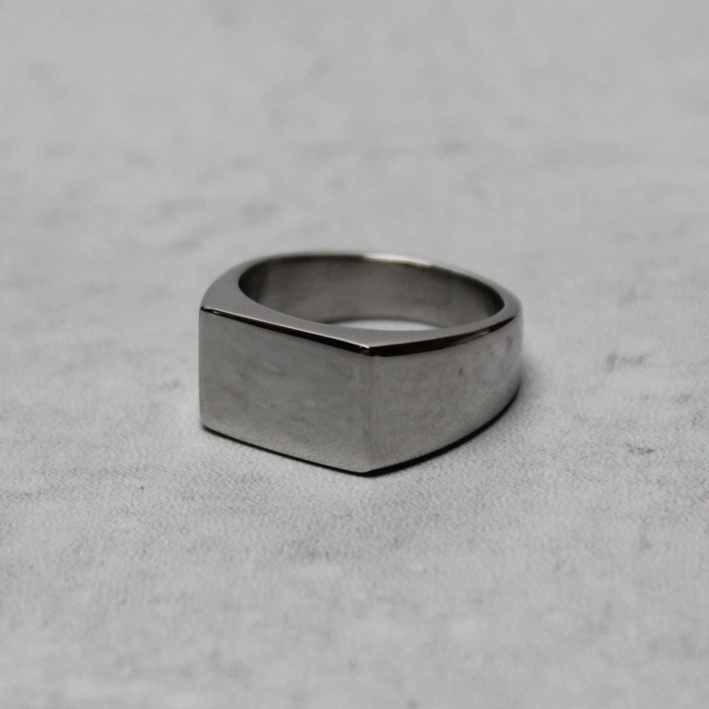 Silver Rectangle Signet Ring Silver Rectangle Signet Ring