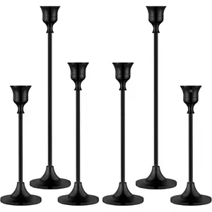 Candlestick Holders,Taper Candle Holder for Candlesticks Black Candelabra Candle Holders  Candle Stick Candle Holder for Fireplace Party Dining