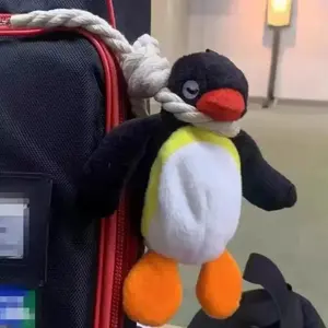 16cm Lovely Penguin Plush Keychain Cute Penguin Doll Backpack Pendant Creative Animal Doll Keychain Girls Women Bag Accessories Keychain for Bags