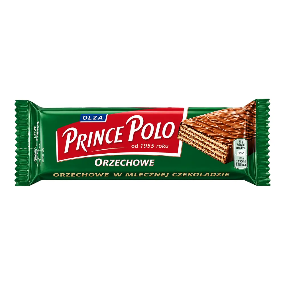 Wafers Prince Polo Hazelnut Green – 1.23 oz (35gr)