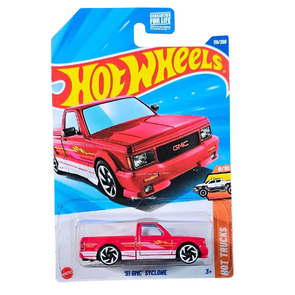 Hot Wheels '91 GMC Syclone - Red Pickup Truck (2024 Mainline