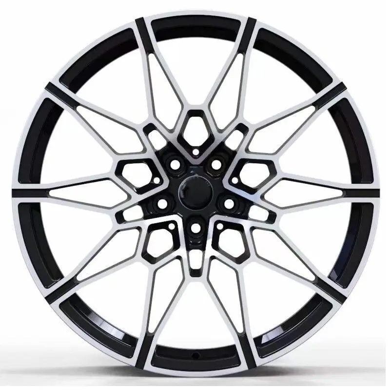19" Staggered BMW‑Style Replacement Wheel — Gloss Black/Machined, 5x120