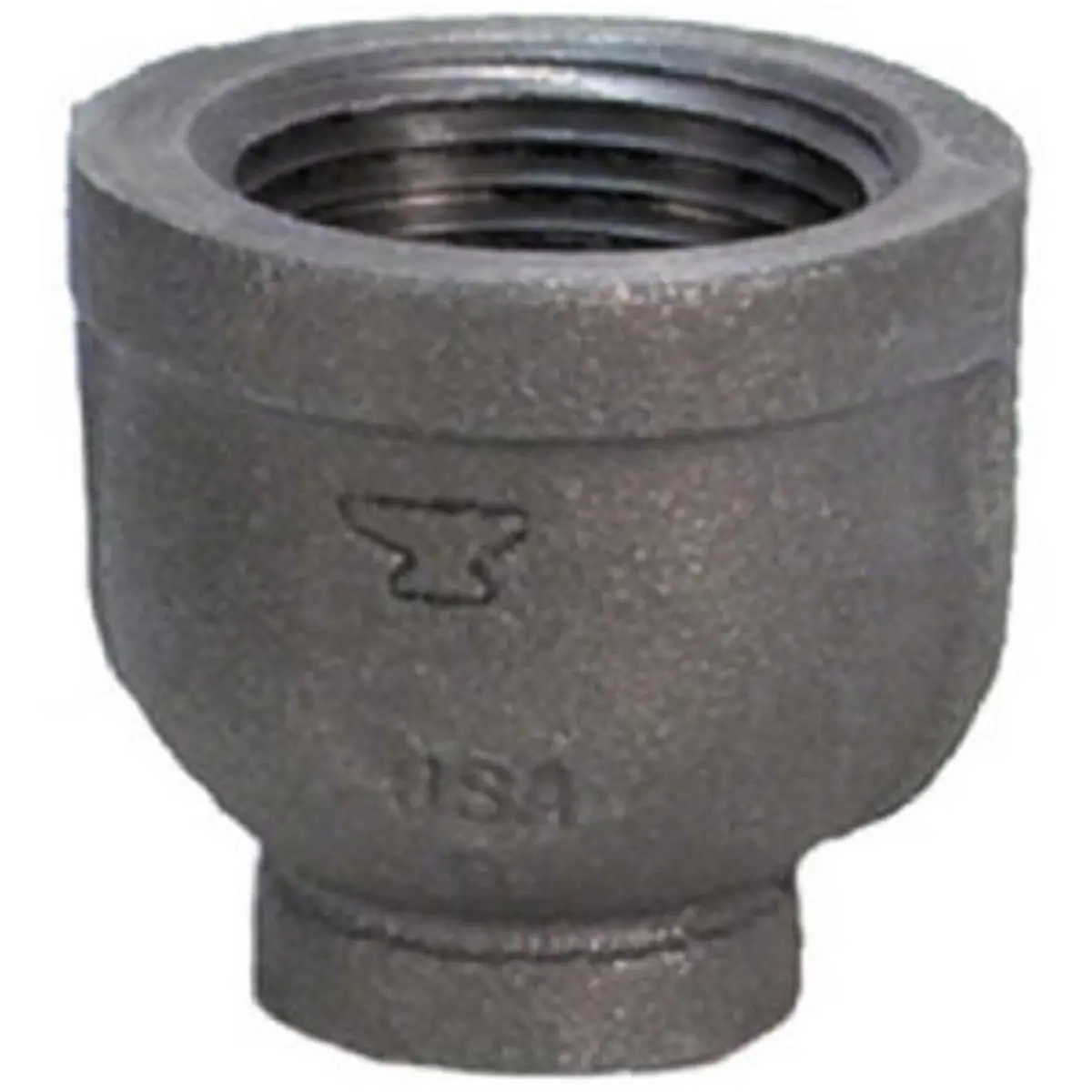 212 MAIN Reducing Coupling, 2 x 1.25 Inch Malleable Iron Reducer Adapter, Female NPT Threaded for Oil and Gas Pipes, Rust-Resistant, Female Threaded, Imperial, 2 X 1.25 In., Tight Seal, 2 Lbs.