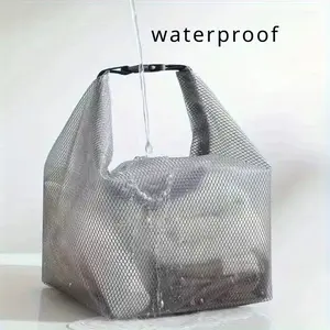 Waterproof Storage Bag, Lightweight Portable Toiletries Organizer, Travel Toiletry Bag, Outdoor Fitness and Swimming Gear, Large Capacity, Simple Design, Multifunctional Toiletry Bag