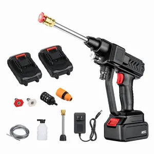Complete Portable Car Wash Kit – Includes Charger,Filter,Connector,4 Extension Pieces | Bag-Sized for Trunk Storage