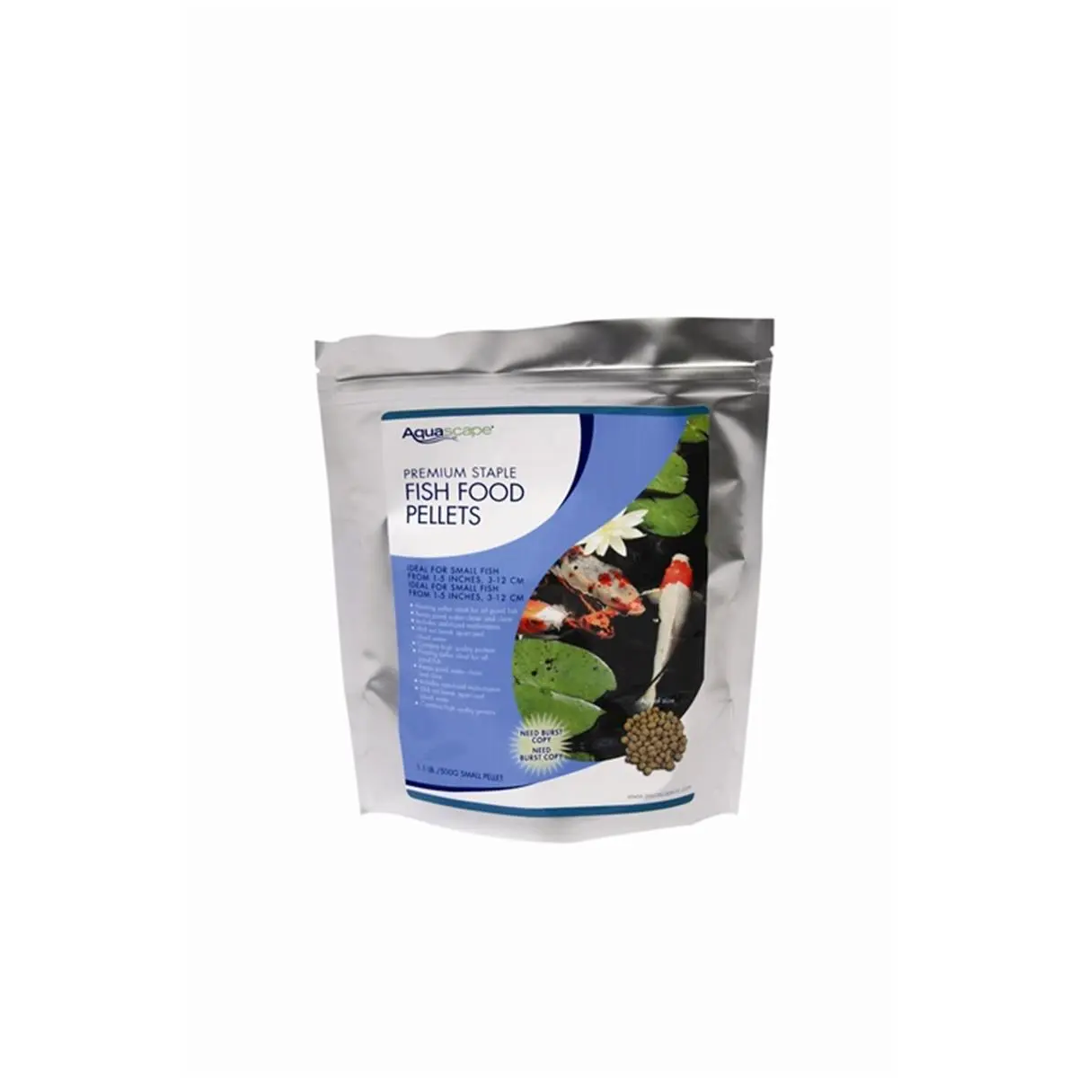212 MAIN Aquascape 500g Premium Floating Pellet Fish Food - High-Protein, Vitamin-Infused Formula for Aquatic Fish Feeding