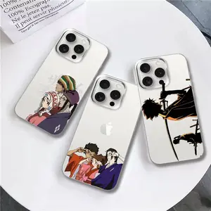 S-Samurais Champloo Phone Case For Iphone 16 15 11 13 14 Pro Max 7 8 Plus X Xr Xs Max Se2020 12mini Transparent Cover