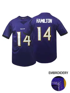 Men's Baltimore Style Jersey 14- Breathable Letters And Numbers, Loose Fit Four Seasons Sports Top, Suitable For Training, Casual Wear, And Outdoor Activities- Washable Athletic Wear, Training Top