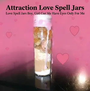 UNISEX Attraction Love Spell Jar for  Eyes Only for Me Come To Me 1oz Updated