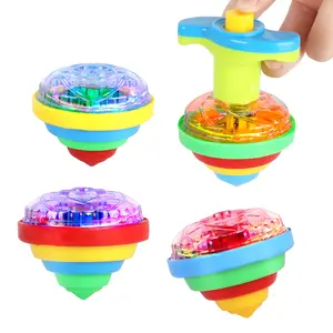 Hot topic LED Glow Spinning Top, 1pc Colorful Flashing Light Fun Fidget Toy for Kids, Boys & Girls, Birthday Party Favors, Sensory Play Indoor/Outdoor Rotating Gyroscope Toy, Anti-Stress Stress-Relief Toy