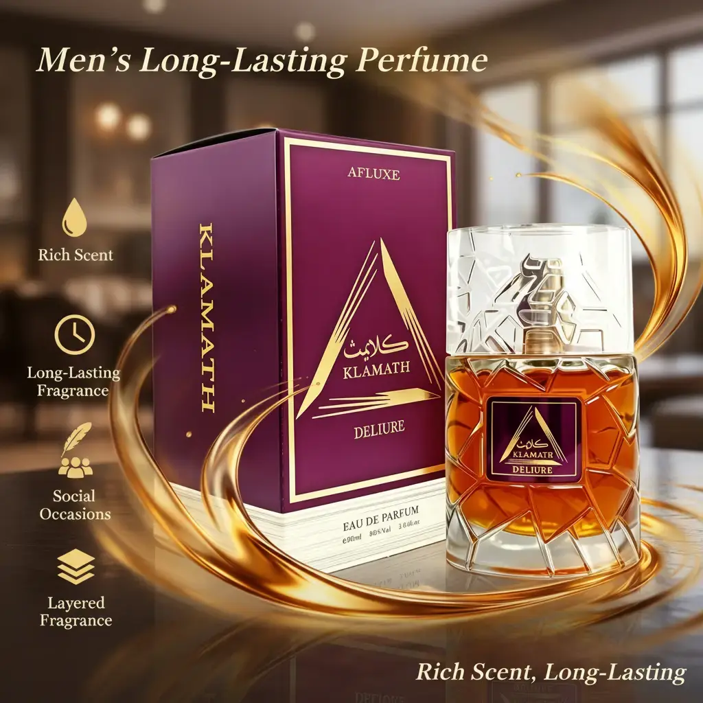 Men's Woody Sandalwood Amber Musk Perfume, 3.2 oz, Aromatic Scent Layering Fragrance, 24 Months Long-Lasting That Stays Fresh, Gentle Non-Overpowering, Suitable for Adults' Social Occasions, Aromatic Fragrance, Cedar Amber, Men's Fragrance, 3.2 Fl Oz