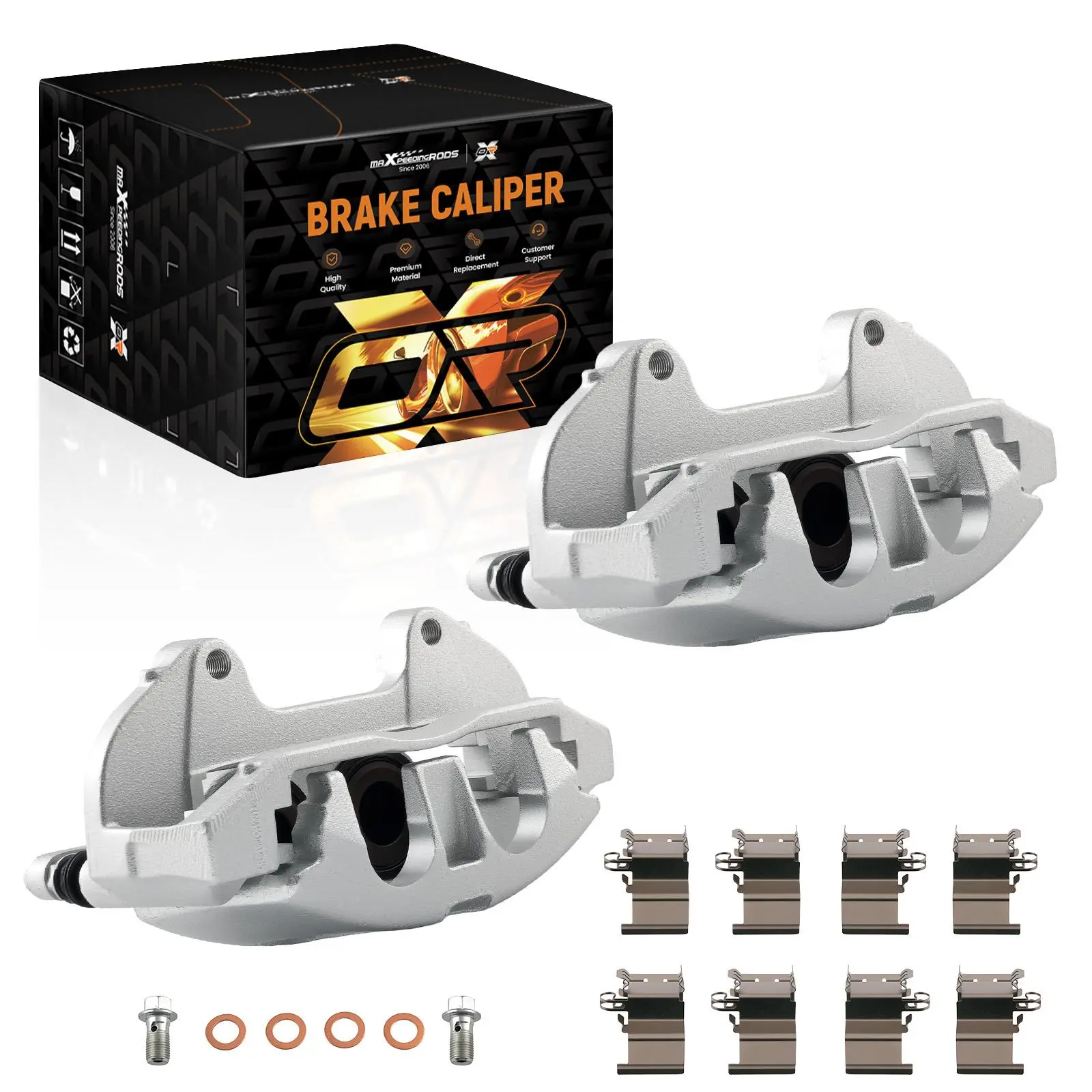 Front Disc Brake Caliper compatible for Dodge Journey 2012 2013-2020 18-B5402A 18-B5403A
