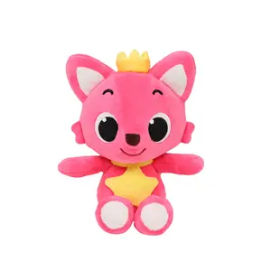 Kawaii Look Fox Anime Peripheral Unisex Toy, Plush Fabric Stuffed Doll Pillow, Car & Room Decoration, Baby Holiday Gift