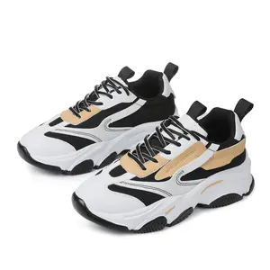 Womens Casual Sneakers Breathable Sports Shoes Comfortable Wedge Platform Heel Round Toe Chic Lace up Design Easy Pull On Gifts for Work Sports Casual Dress Shoes