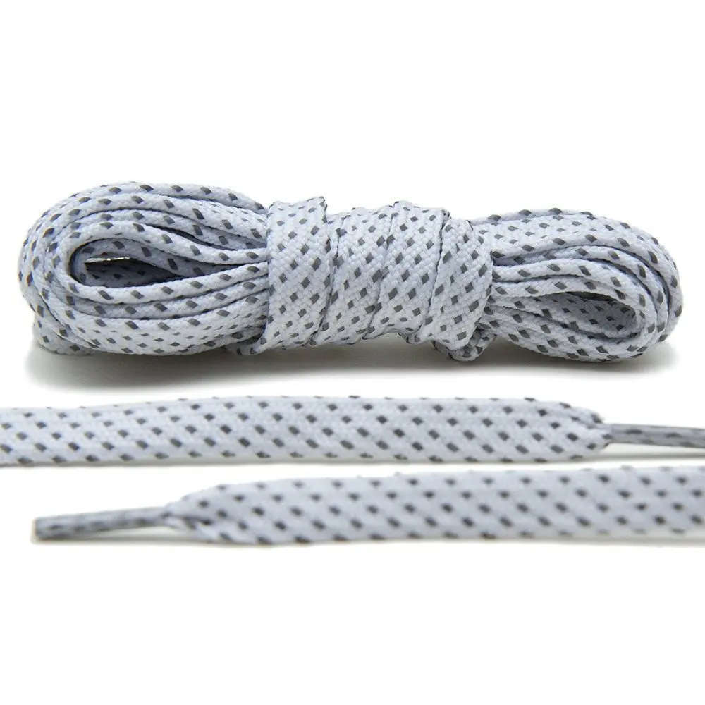 White - Reflective Flat Laces 2.0