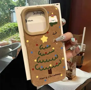 Christmas Gift: Niche Graffiti Star Christmas Tree iPhone 17 Case iPhone 16 Pro Max Case Apple iPhone 17 Pro New Model iPhone 16 Plus Christmas Special Edition iPhone 15 Pro Max iPhone 14 Teenage Girl Design iPhone 13 Full-Cover Shockproof Protective Case