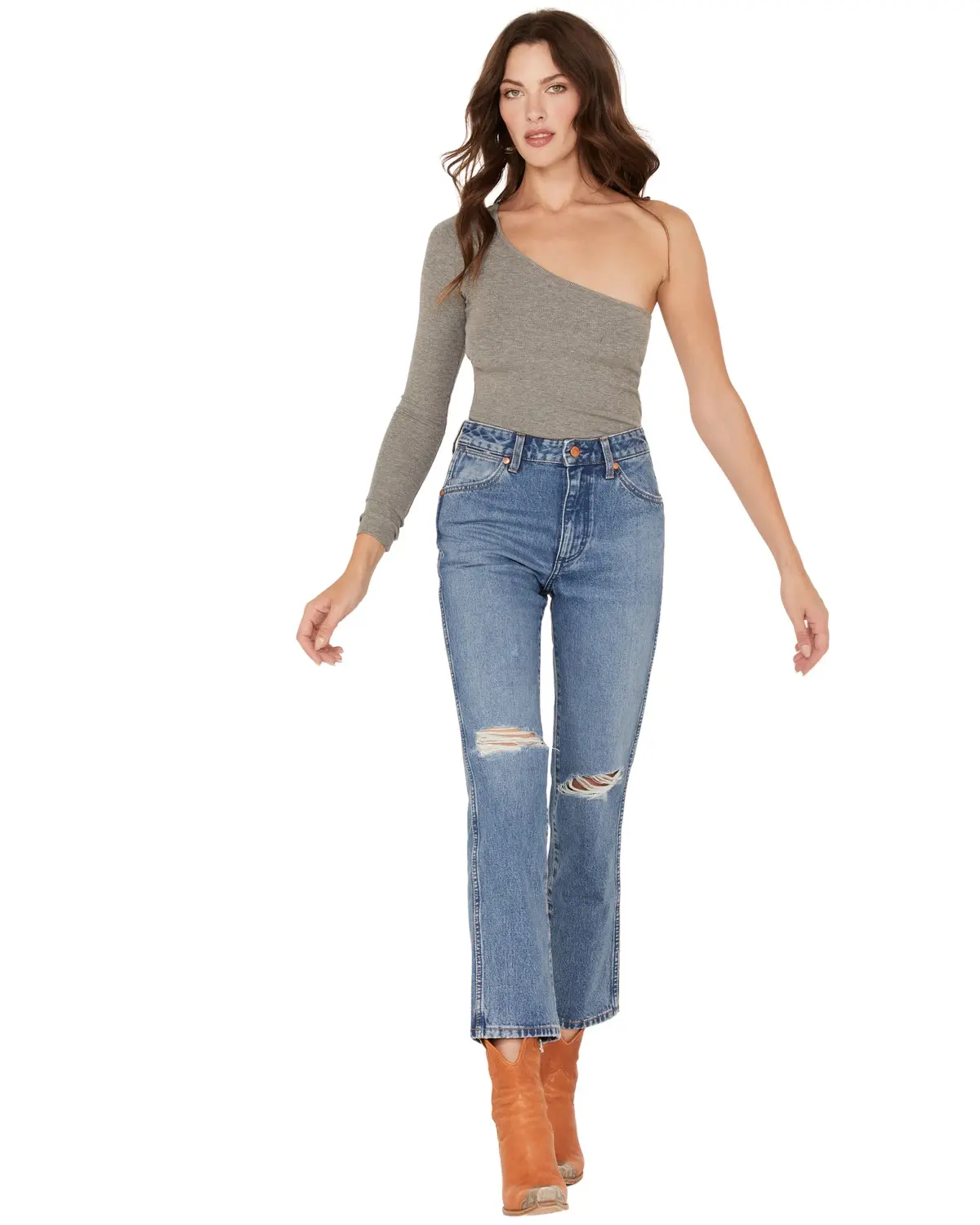 Wrangler Women's Women'S Wild West 603 Light Wash Patty High Rise - 112322701