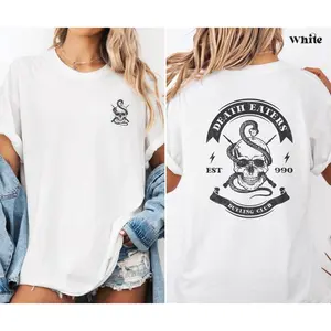 Chemise Potter, chemise Mangemort, chemise Malefoy, chemise Bellatrix, chemise Voldemort, chemise universelle, chemises unisexes, arts sombres, chemise parc à thème