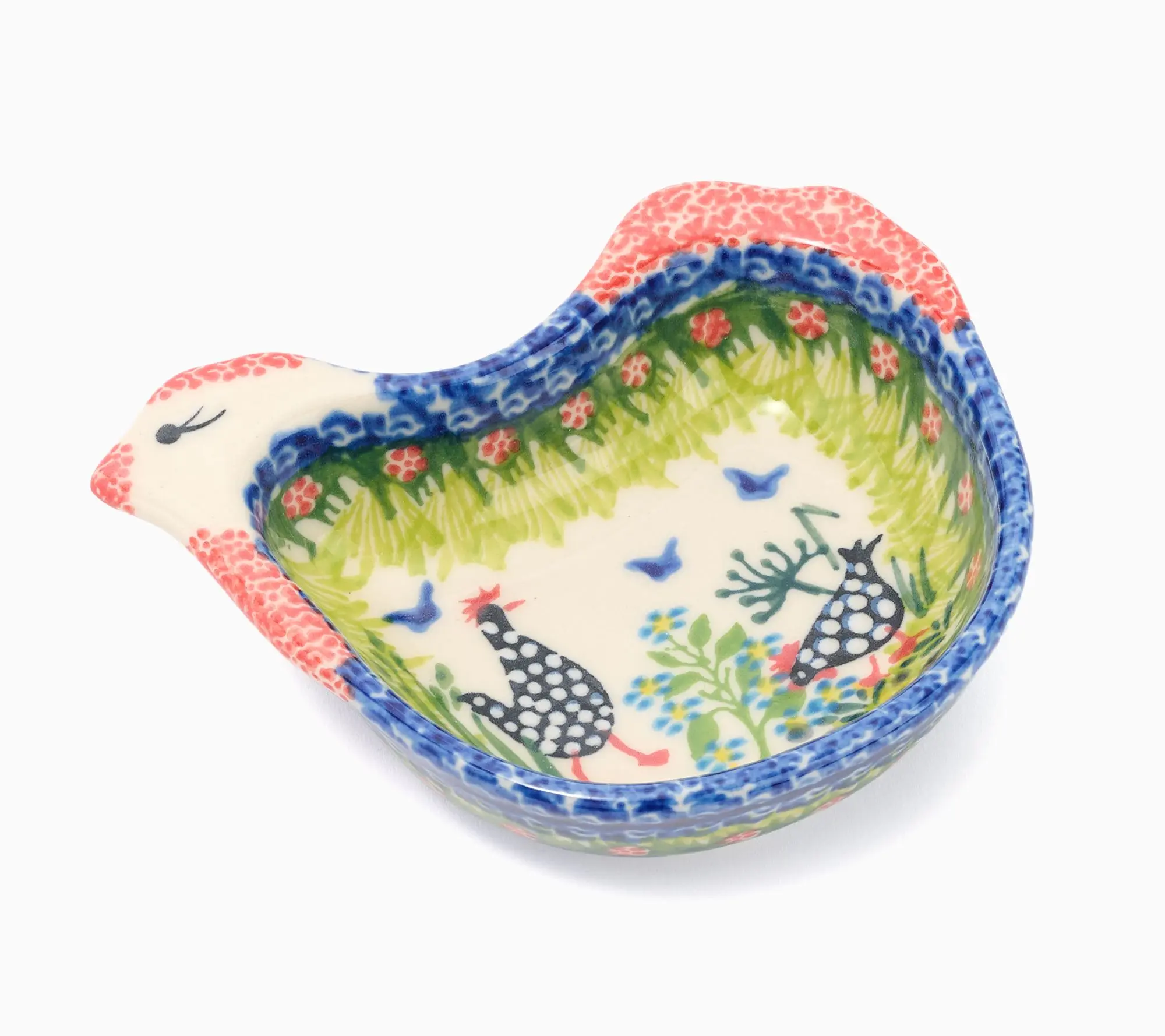 Lidia's Polish Pottery Spring Chicken Bowl
