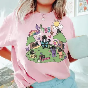 Ghost Band Shirt Rainbow Ghost Unisex T-shirt Album Cotton Apparel