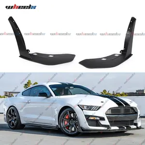 For 2015 - 2021 Ford Mustang - Modified W/GT500 AMPP Bumper Corner Spoiler Winglets: Not Compatible with MP Bumpers Car Accessories