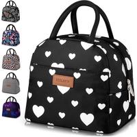 Black with White Hearts