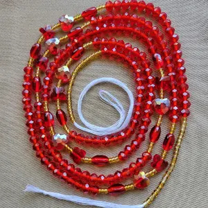 Red waistbeads