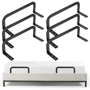6 PCS Mattress Slide Stopper Anti-Slip Mattress Holder Adjustable Mattresses Gripper Retainer Bar Metal Mattresses Stabilizer for Bedroom Bed Frame to Prevent Sliding