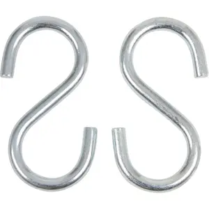 Swing Set Stuff Inc. 3/8" X 4" Large End S-Hook (Pair)