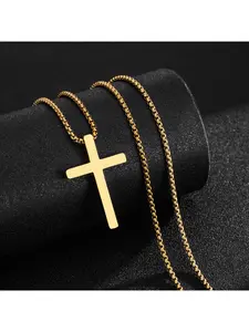 Hypoallergenic Cross Necklace - Durable Stainless Steel for Daily Wear