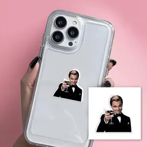 3D sticker "Gatsby" (SX-254). Phone stickers. Laptop stickers. Decals. Custom design. Iphone Ipad