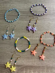 Starfish Dangle Drops Jewelry Sets - 4 Variants