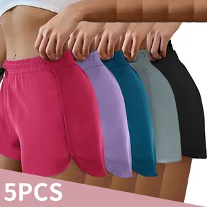 Women’s Summer 5-Pack Shorts – Fashionable, Versatile Outdoor Casual Sports Shorts
