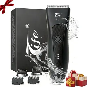 TIFE 4 in 1 Electric Bodyand Hair Shaver Hair Trimmer, Ball Trimmer for Men with Replaceable Ceramic Blade Heads, USB Recharge, 120 Minutes Shaving,Waterproof, Safe & Gentle Trimming, Quick Gifts