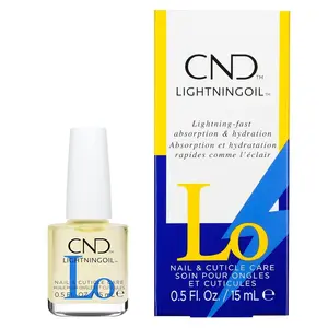 LIGHTNINGOIL, Lightning-fast absorption & hydration, nail & cuticle care, 0.5 fl oz