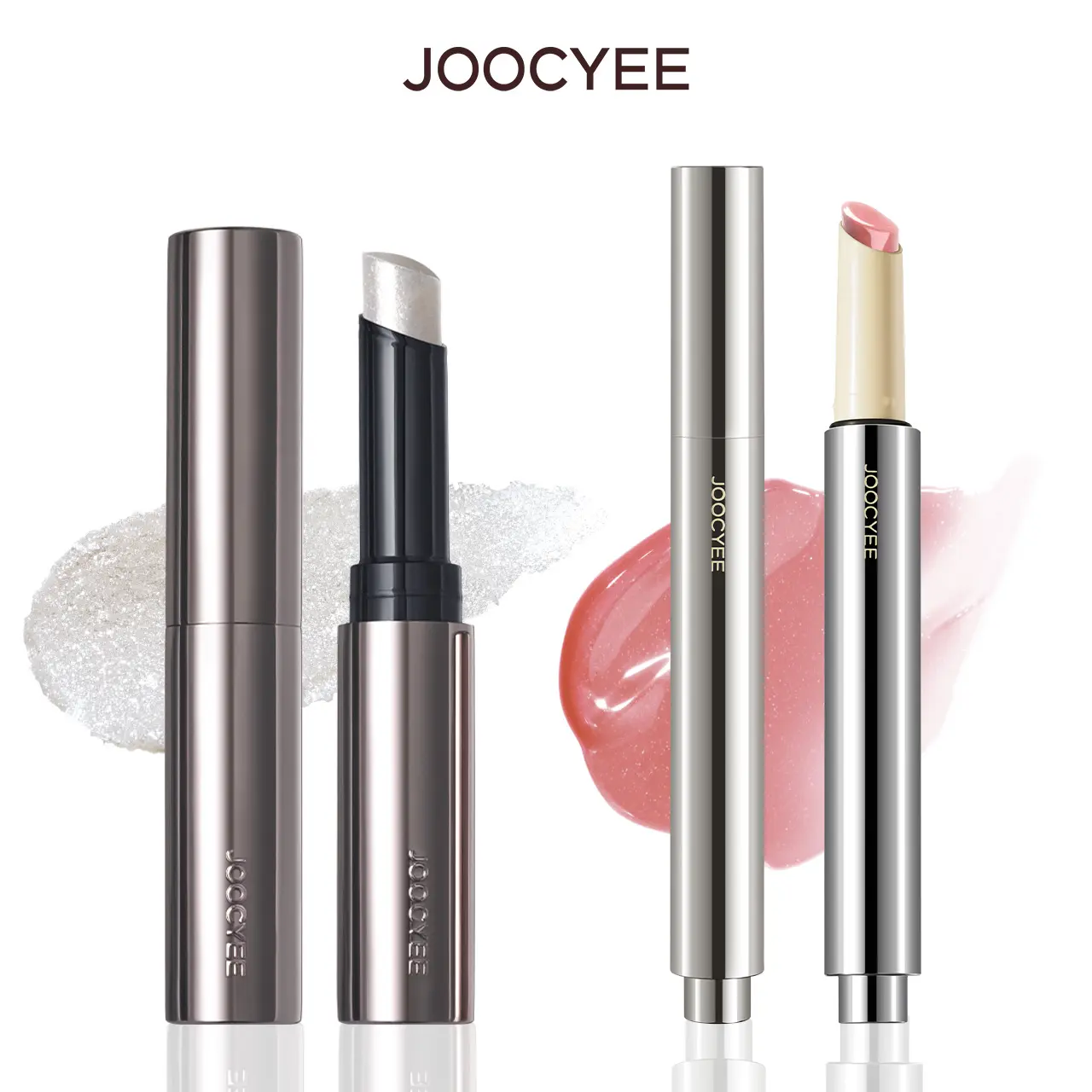 JOOCYEE Lasting Glossy Rouge 1.0 & Jelly Highlighter Stick Multifunctional lip gloss lip combo kit