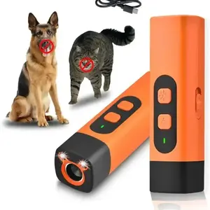 Rechargeable Ultrasonic Dog Deterrent, Safe Sound Frequency Emitter, Anti-Barking Device, Professional Dog Training Tool, 1 Pack