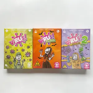 Virus Infection Card Interactive Toy, Foreign Language Family Gathering Game, Fun Party Activity, Engaging Entertainment, Card Games