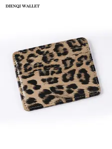 Classics Leopard Print Women's Simple Plain Crocodile Pattern Wallet, Casual Multi-slot Card Slots Card Holder For Women,Girls, Casual Trendy Versatile High-quality Money Thin Card Holder For Daily Use and Birthday Gift, Card Organizer