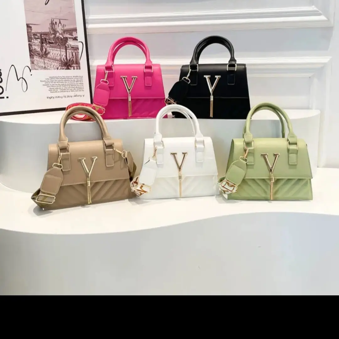 Elegant Y-Logo Handbags in Multiple Colors - Perfect for Any Occasion