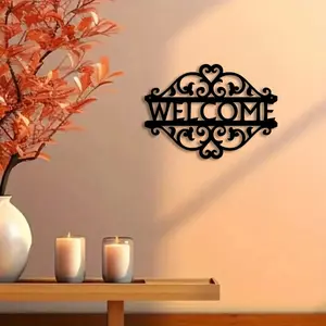 1pc Curling Vine Metal Wall Art, Curling Vine Statue Mural, Perfect for Entryway, Porch Wall, Organic Decor, Housewarming Decor, Ideal Gift for Hosts,Perfect For Halloween/Christmas/Easter decor.