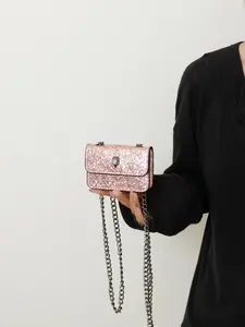 Women's PU Crossbody Shoulder Bag, Magnetic Closure Design, Plain Pattern, All-Seasons Suitable, Casual Style Daily Use & Travel