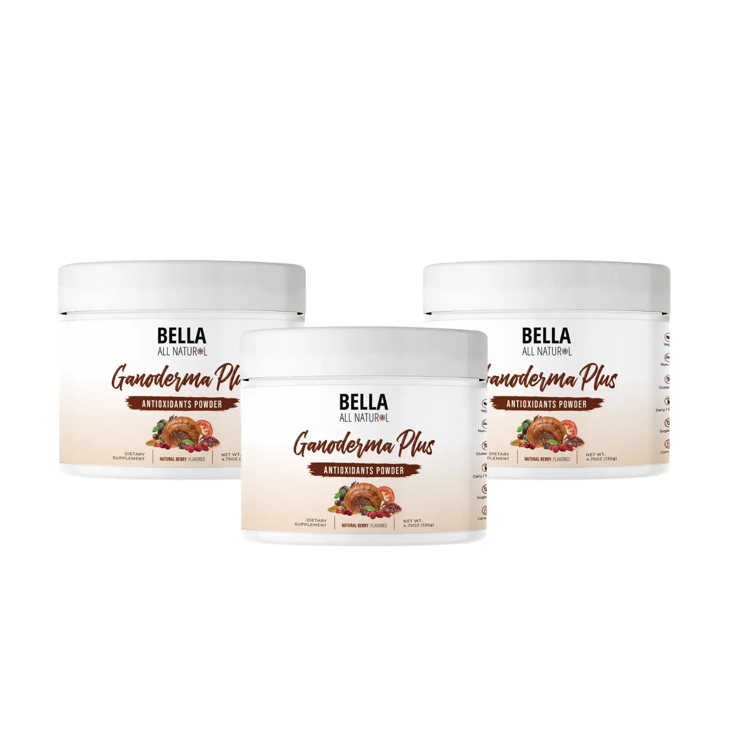 Bella All Natural Ganoderma with Reishi Mushroom - Live Only Bundle