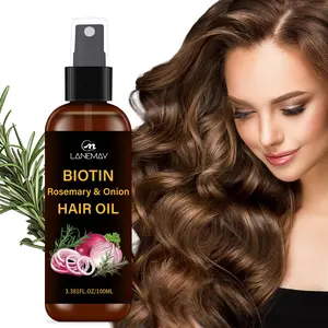 100ML Biotin Rosemary Onion Hair Spray, Plant Extract Haircare, Deep Cleaning Daily Care, Nourishes Dry Scalp, Strengthens Hair, Portable Travel Pack, Suitable for Daily Use
