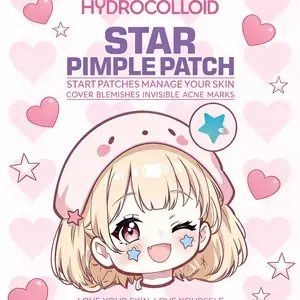 KHAZIX Skin mild protection Star Pimple Patches, Invisible Coverage, Visible Confidence, Single Item, Non-Flammable, Made in China, Perfect for Daily Use