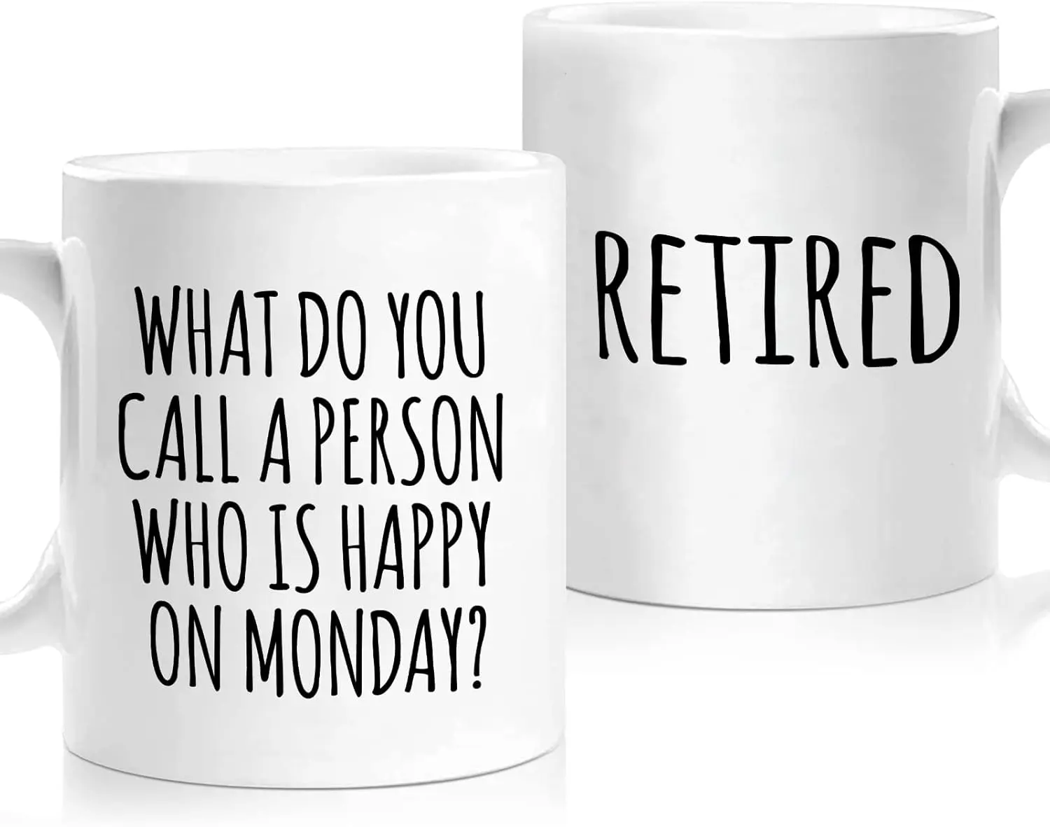 Funny Retirement Gifts for Woman Men, Happy Retiree Mug 11oz, Best Retirement Gift for Women 2026, Gag Farewell Present for Coworkers Nurse Teacher Boss, Office Retired Coffee Cup