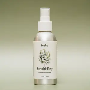 Eucalyptus Shower Mist by Paradise Aroma (4oz) | Organic Fresh Natural Eucalyptus Essential Oil Spray Mist for Shower Body Care Body Wash