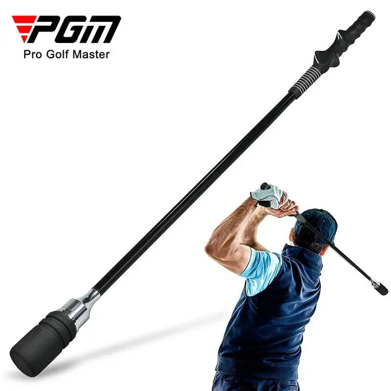 PGM Golf Swing Trainer Black Indoor and Outdoor Practice Stick Hand
