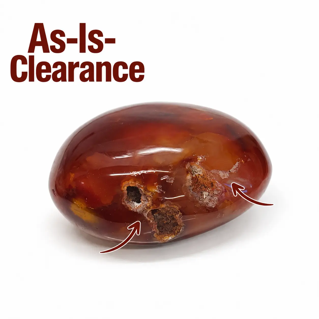Carnelian Palm Stones - AAA Premium Quality - As-Is-Clearance Carnelian Palm Stones - AAA Premium Quality - As-Is-Clearance