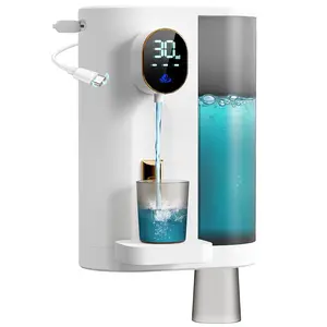 Oylik Automatic Mouthwash Dispenser for Bathroom20.3 Fl Oz Mouth Wash Dispenser with 2 Magnetic Cups4 Levels and LED Screen Electric Smart Mouthwash Dispenser for Kids Adults